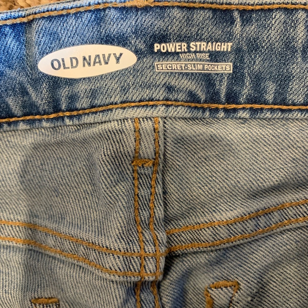 Old Navy power straight jeans size 10 - Picture 4 of 4
